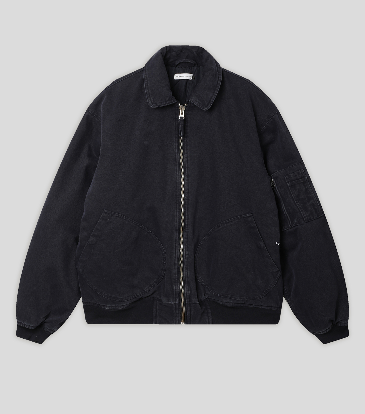 POP TRADING COMPANY(ポップトレーディングカンパニー) / ナイロンジャケット/XL/ナイロン/BLK |  古着の販売・通販ならセカンドストリート
