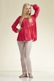 Блузка для беременных 02250 розовый