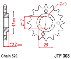 Звезда JT JTF308