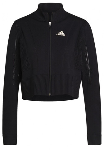 Женская толстовка Adidas Primeblue Primeknit Jacket W - black