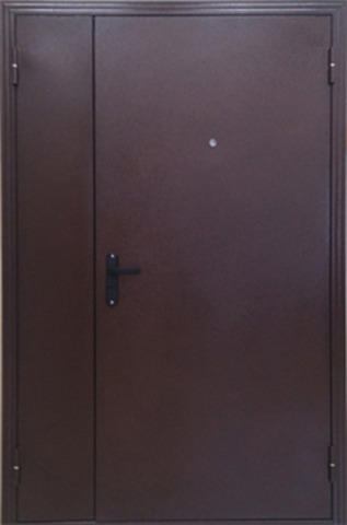 Дверь входная Меги ДС-764, 1 замок, 1 мм  металл, (античная медь+античная медь)