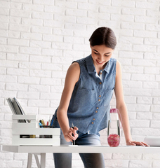 Ящик для хранения tidy&store, 22,4х5,4х8,7 см, белый