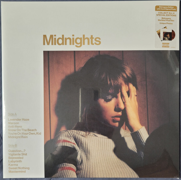 SWIFT, TAYLOR: Midnights - Mahogany Marbled Vinyl