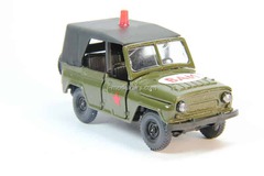 UAZ-469 VAI Military Automobile Inspection Agat Mossar Tantal 1:43