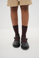 Носки из хлопка темный шоколад