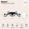 Настенный светильник Maytoni Dallas MOD547WL-09B