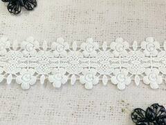 Кружево матовое плетеное, ш. 6 см, молочный