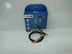 Аудиокабель AUX FUMIKO AC01 Jack 3.5 мм черный 1м