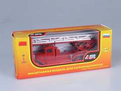 ZIS-6 Firefighter Automotive fire ladder LOMO-AVM 1:43