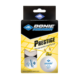Мячики для н/тенниса DONIC PRESTIGE 2, 40+ 6 штук, белые фото №0