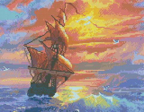 Алмазная мозаика на подрамнике 