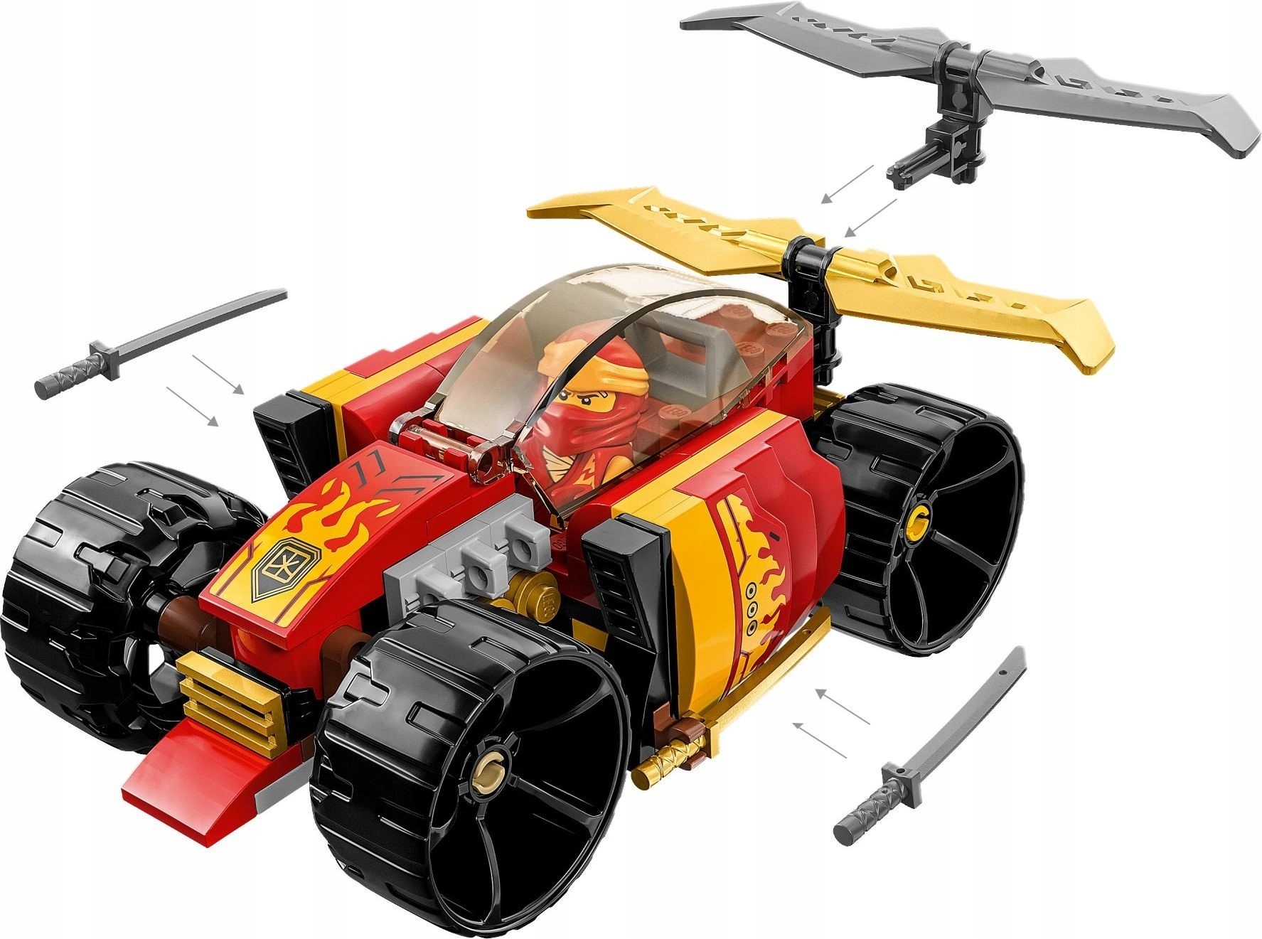 Конструктор LEGO Ninjago 71780 Гоночная машина ниндзя Кая купить в Москве |  Доставка по России.