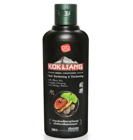 Кондиционер для темных волос Kokliang Chinese Herbal Natural Shampoo for Darkening Thickening Hair