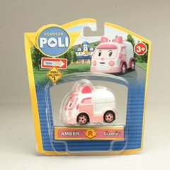 Robocar Poli Металлическая машинка Эмбер, 6 см (83163)