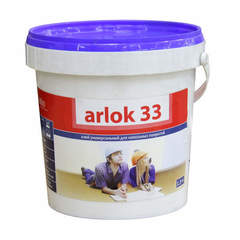 Клей для ПВХ-покрытий Arlok 33 дисперсионный универсальный, 14 кг