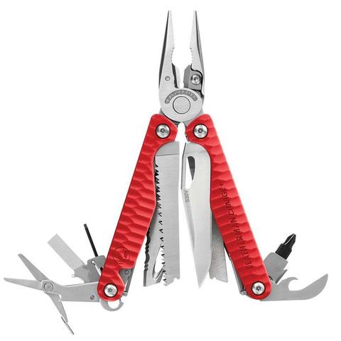 Мультитул Leatherman Charge Plus G10 красный, 19 функций (832778) | Multitool-Leatherman.Ru