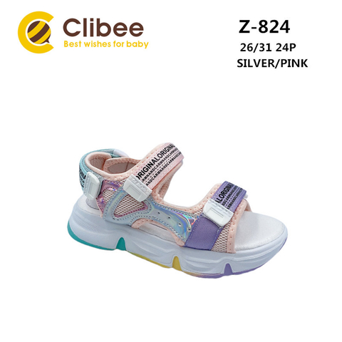 Clibee Z824 Silver/Pink 26-31