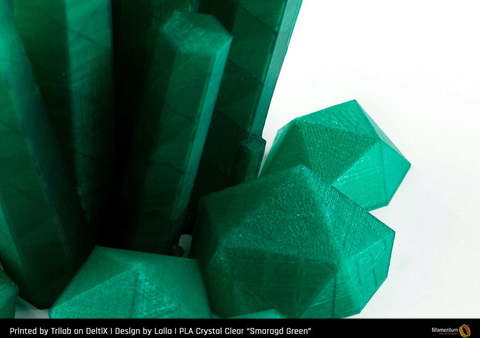 Пластик для 3D-принтера Fillamentum PLA Crystal Clear Emerald