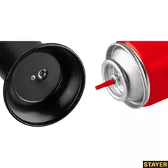 STAYER ProTerm 35, 1300°С, автономная газовая горелка с пьезоподжигом, Professional (55522)