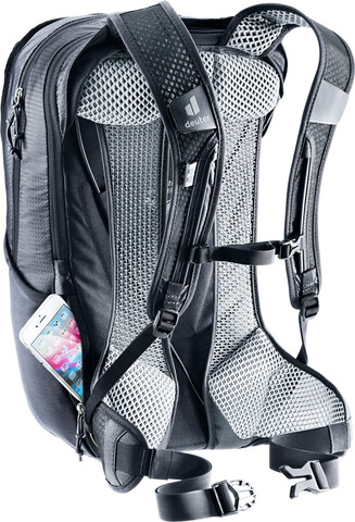 Картинка рюкзак велосипедный Deuter Race Air 14+3 black - 21