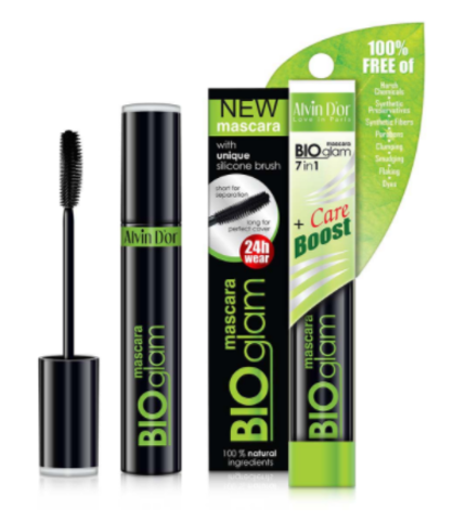 Alvin D`or M-28 Тушь для ресниц  BIO glam 7x1 care boost в коробочке