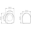 Сиденье для унитаза Vitra Arkitekt 800-003-001