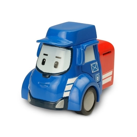 Robocar Poli Металлическая машинка Пости, 6 см (83178)