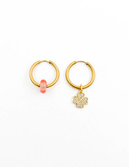 Подвеска Пончик из камня 10 мм