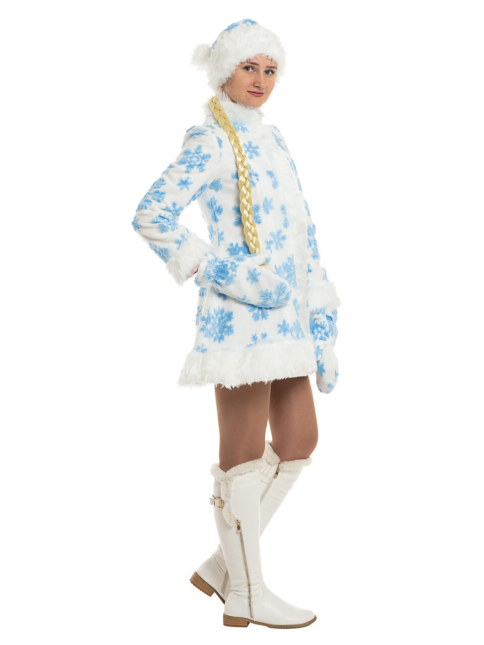 Взрослый костюм Снегурочки