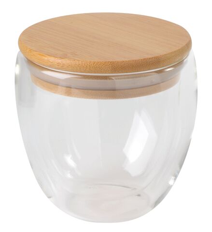 Стакан с двойными стенками BAMBOO ART S, объем ок. 250 ml