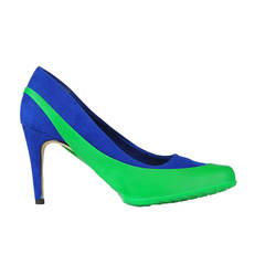 Галоши под каблук Зеленые универсальные матовые