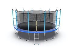 EVO JUMP Internal 16ft (Blue) Батут с внутренней сеткой и лестницей, диаметр 16ft (синий)