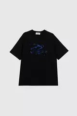 Футболка (S-BLUE) Black