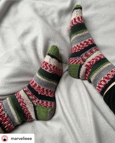 Ferner Wolle Mally Socks Weihnachts 22.12.22