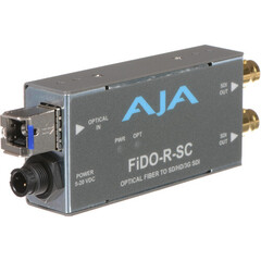 Конвертер AJA FiDO Single-Channel SC Fiber to 3G-SDI Mini Converter