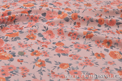 Деним принт-стрейч 01-46-09243