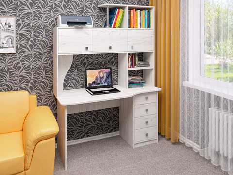 Компьютерный стол СК-16 крафт светлый