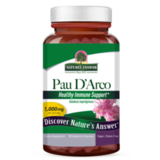 Экстракт коры муравьиного дерева, Nature's Answer Pau D’arco, 90 вег капсул 1