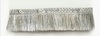 Тесьма люрекс бахрома, ш. 3 см, серебро