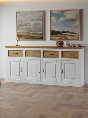 Комод Ландхаус 4 двери, 4 ящика