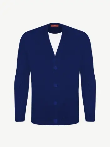 Кардиган с пуговицами из шелка