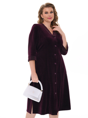 4067 Халат на пуговицах