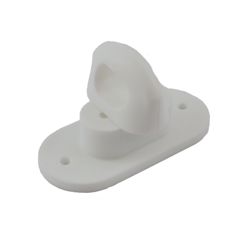 Скоба поворотная полимерная белая 400шт*уп