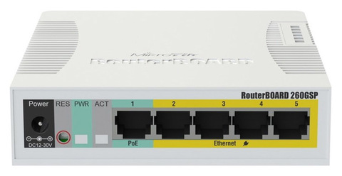 Коммутатор MikroTik CSS106-1G-4P-1S