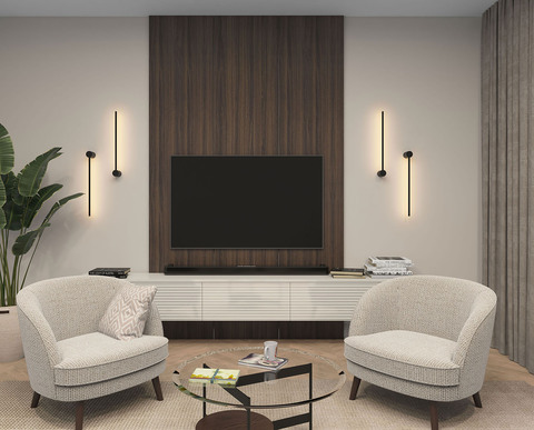 Настенный светодиодный светильник Denkirs Stang DK5010-BK