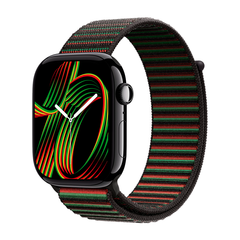 Умные часы Apple Watch Series 11 GPS, 46mm, Jet Black Aluminium Case with Black Unity Sport Loop