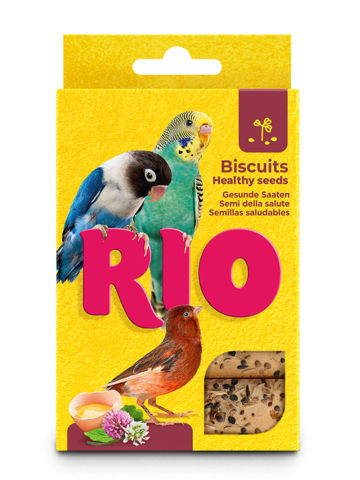 RIO лакомство для птиц бисквиты с полезными семенами 5х7г