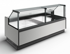 Гастрономическая витрина BAVARIA 4 Carboma GC110 SP 2,0-1 рыба на льду закрытая (версия 2.0) (без боковин)