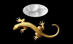 Силиконовый молд Ящерица