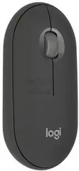 Беспроводная мышь оптическая  Logitech M350S Pebble 2, графитовая, BT, USB, 4000dpi — фото 4